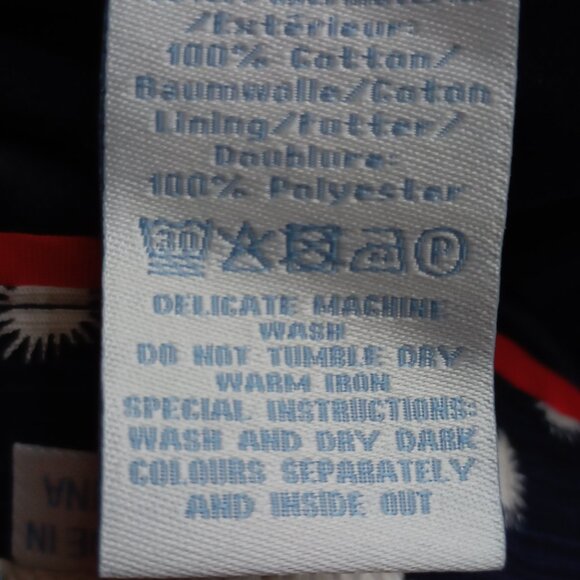 BODEN navy and white starburst polka dots mini skirt - Picture 9 of 10